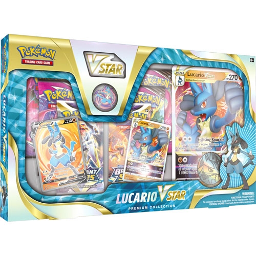 Carta pokemon do lucario shiny