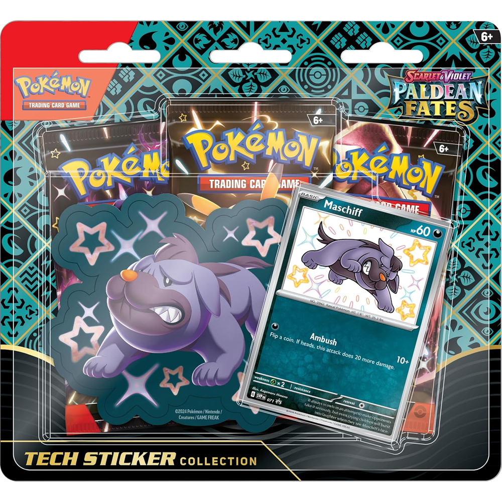 Pokémon TCG: Scarlet & Violet - Paldean Fates - Tech Sticker Collection -  Shiny Greavard - Face To Face Games