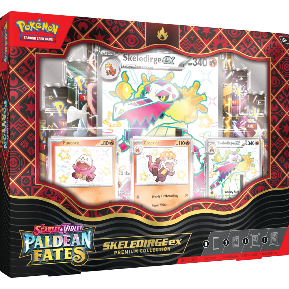 Pokemon TCG Paldean Fates Tin - Shiny Charizard EX - Spel & Sånt: The video  game store with the happiest customers