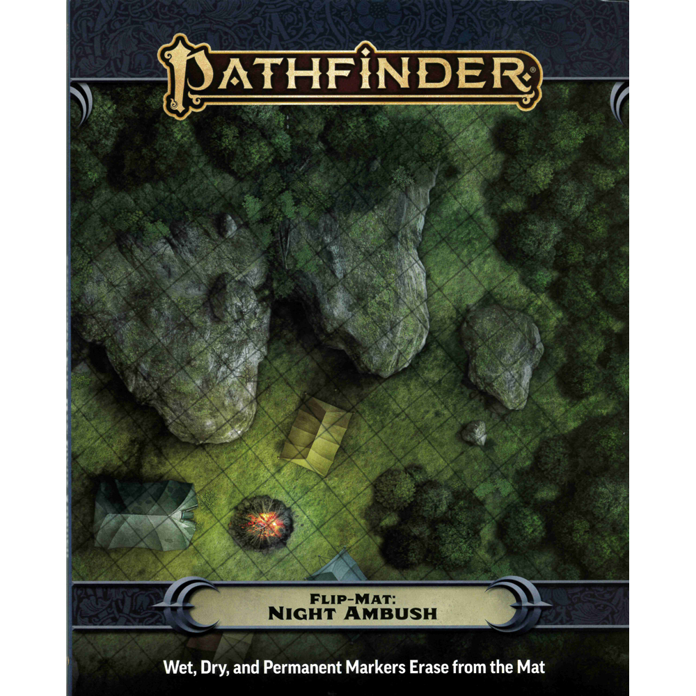 Pathfinder Flip-Mat: Night Ambush Pathfinder Flip-Mat: Night Ambush