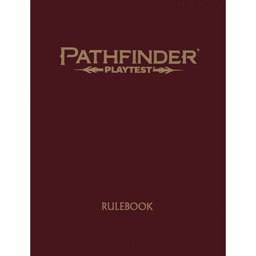 Pathfinder RPG: Playtest Special Edition Rulebook (Hardcover) (Backrooms Sale)
