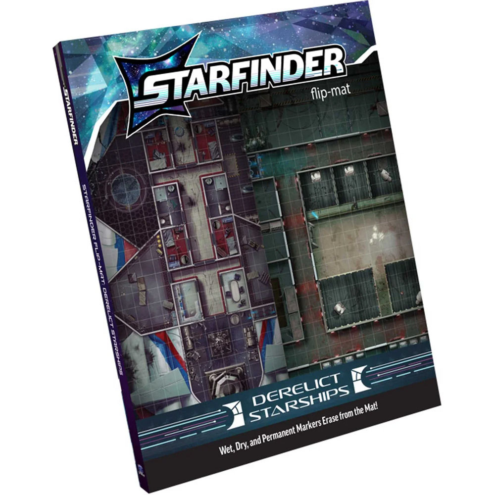 Starfinder 2E RPG: Flip-Mat - Derelict Starships (New Arrival)