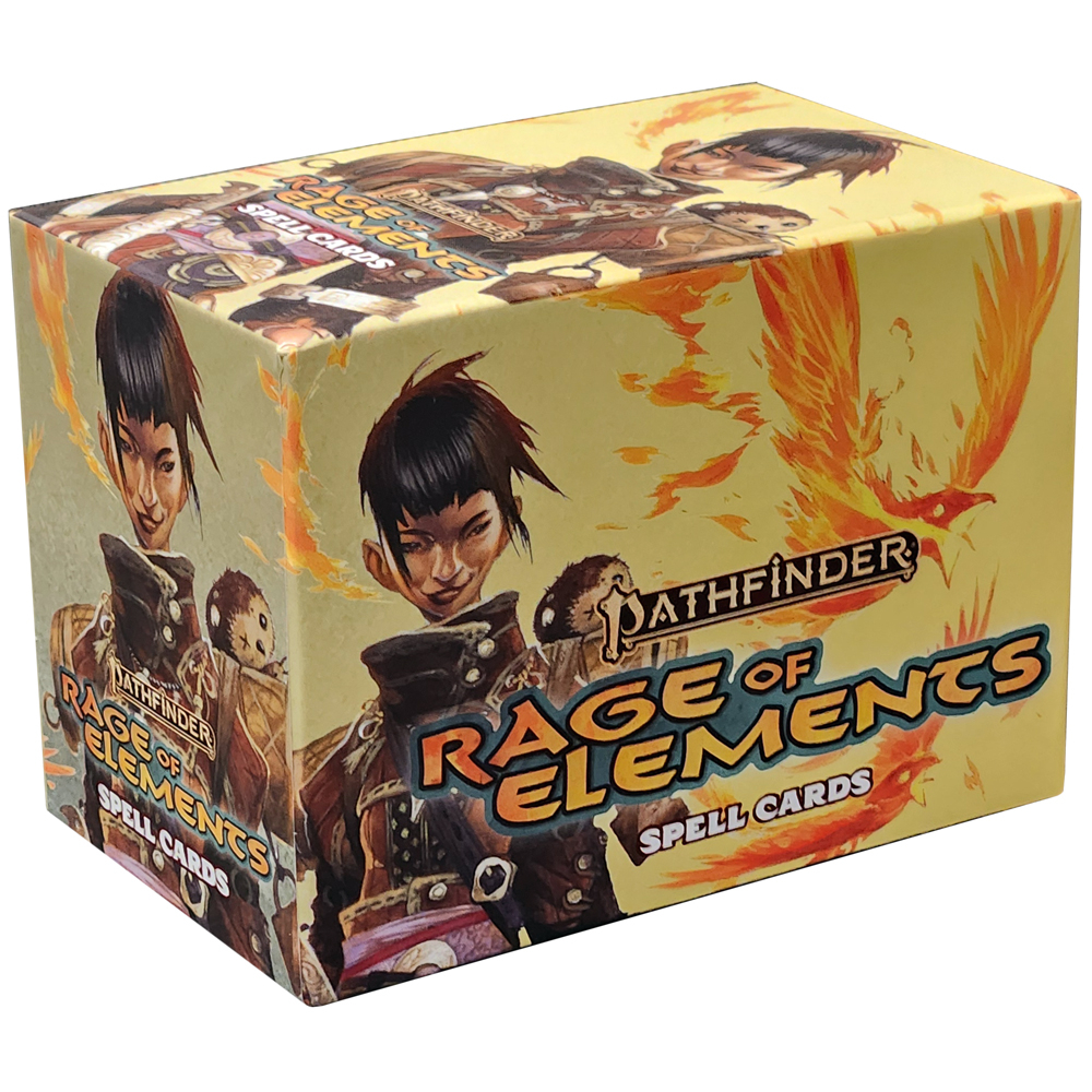 Pathfinder 2E RPG: Spell Cards - Rage of Elements