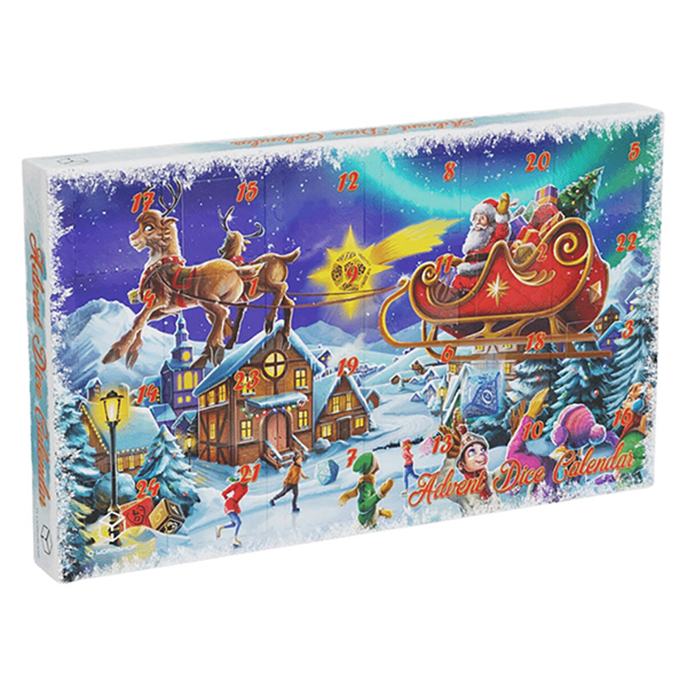 Q-Workshop Advent Dice Calendar (Santa in Sleigh) (Last Chance)
