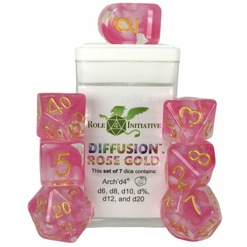 R4I Dice w/ Arch'd4: Diffusion - Rose Gold (7) (Clearance)