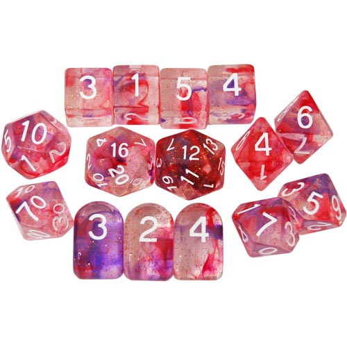 R4I Dice w/ Arch'd4: Diffusion - Faerie Magic w/ White (15) (Last Chance)
