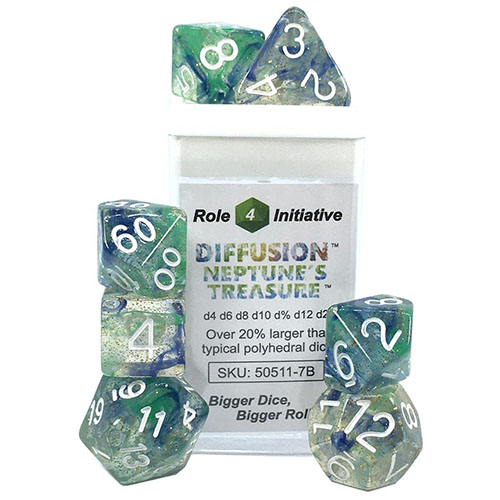 R4I Dice w/ Arch'd4: Diffusion - Neptune's Treasure (15) (Clearance)