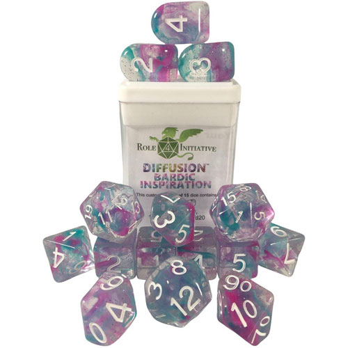 R4I Dice w/ Arch'd4: Diffusion - Bardic Inspiration w/ White (15) (Last Chance)
