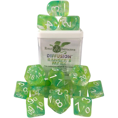R4I Dice w/ Arch'd4: Diffusion - Ranger's Mark w/ White (15) (Last Chance)
