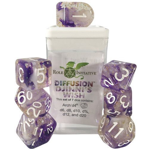R4I Dice w/ Arch'd4: Diffusion - Djinni's Wish w/ White (7) (Last Chance)