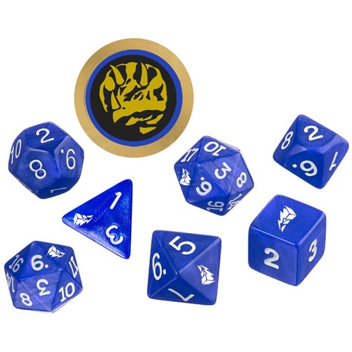 Power Rangers RPG: Blue Dice Set (Game On! Sale)