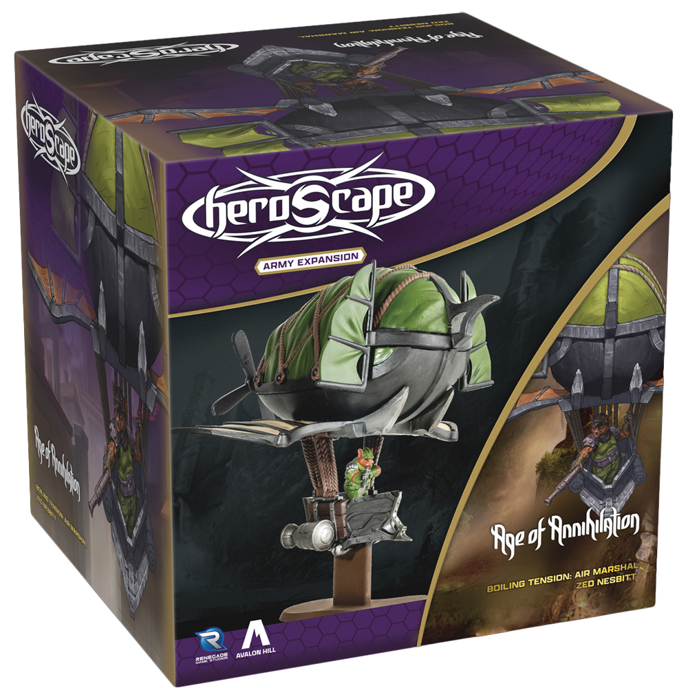 Heroscape: Age of Annihilation - Air Marshal Zed Nesbitt Expansion (Unpainted) (New Arrival)