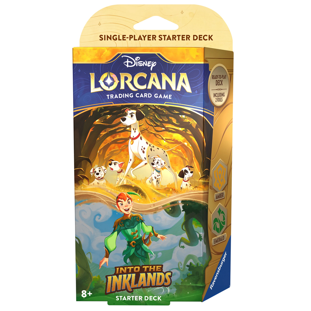 Lorcana TCG: Into the Inklands - Starter Deck - Ruby and Sapphire, Card  Games