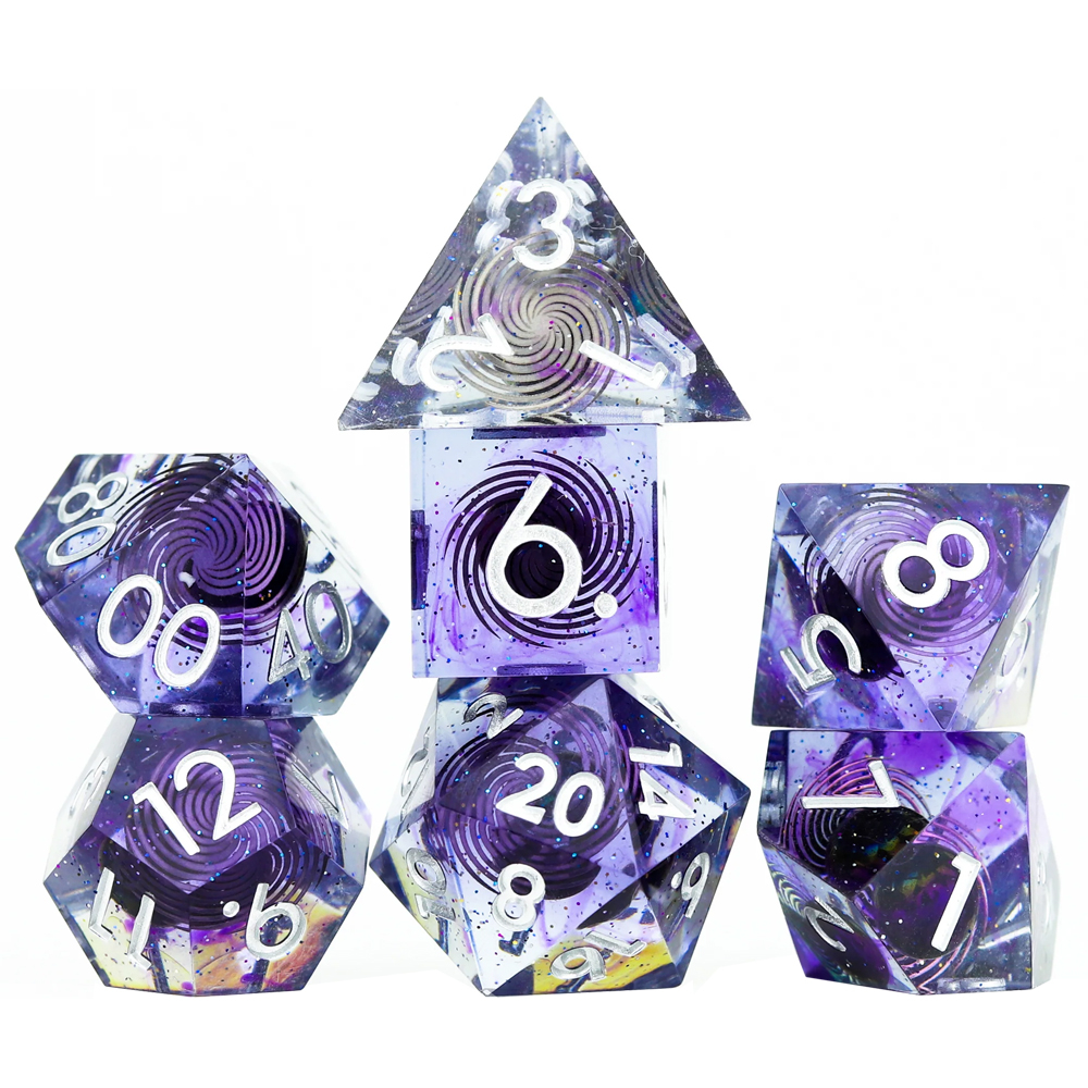Sirius Dice: Sharp-Edged - Sharp Midnight (7) (Last Chance)