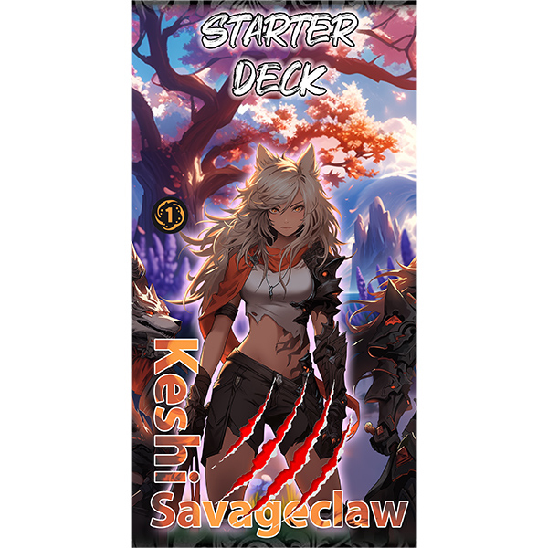 Soul Masters TCG: Starter Deck 1st Edition - Keshi Savageclaw (New Arrival)