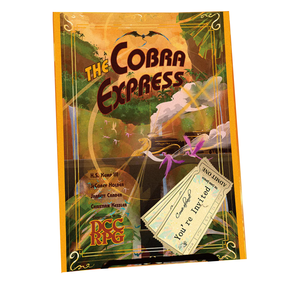 Dungeon Crawl Classics RPG: The Cobra Express (D&D 5E Compatible) (Clearance)