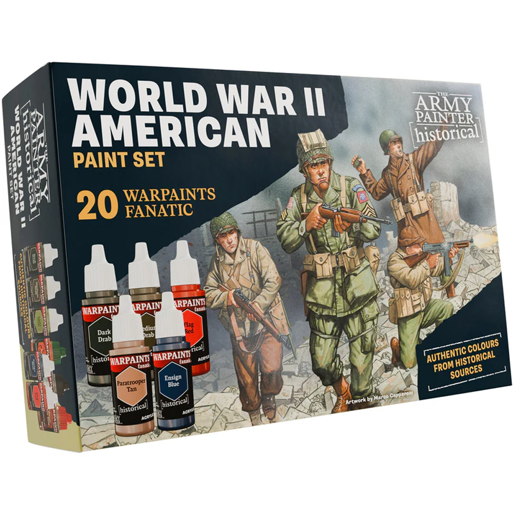 Warpaints Fanatic: Historical WWII - American Paint Set (New Arrival)