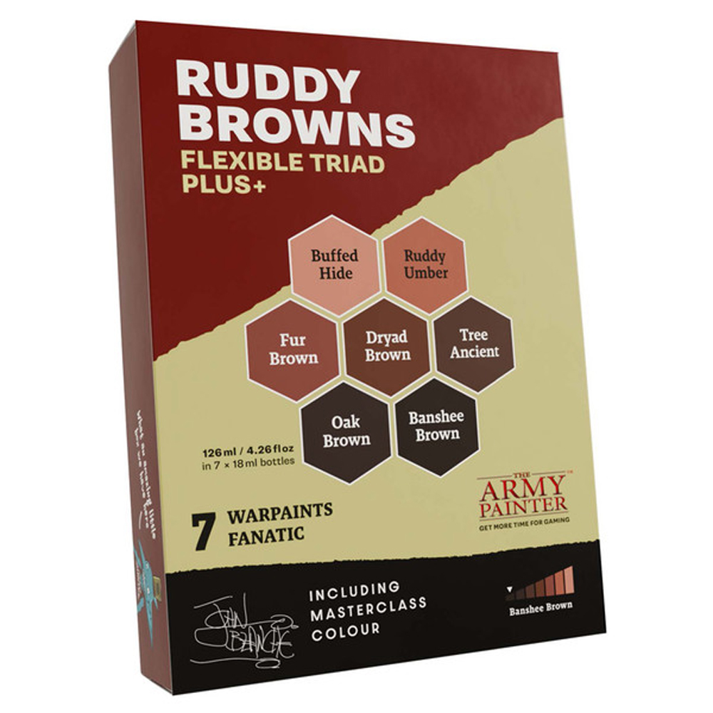 Warpaints Fanatic: Flexible Triads PLUS+ Ruddy Browns (Preorder)