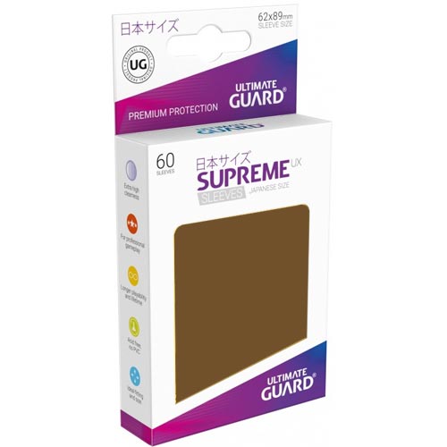 Matte Green for sale online 60 Ultimate Guard Supreme UX Japanese Size Sleeves 