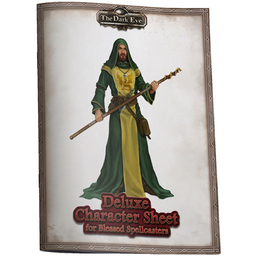 The Dark Eye RPG: Deluxe Character Sheet For Blessed Spellcasters (Last Chance)