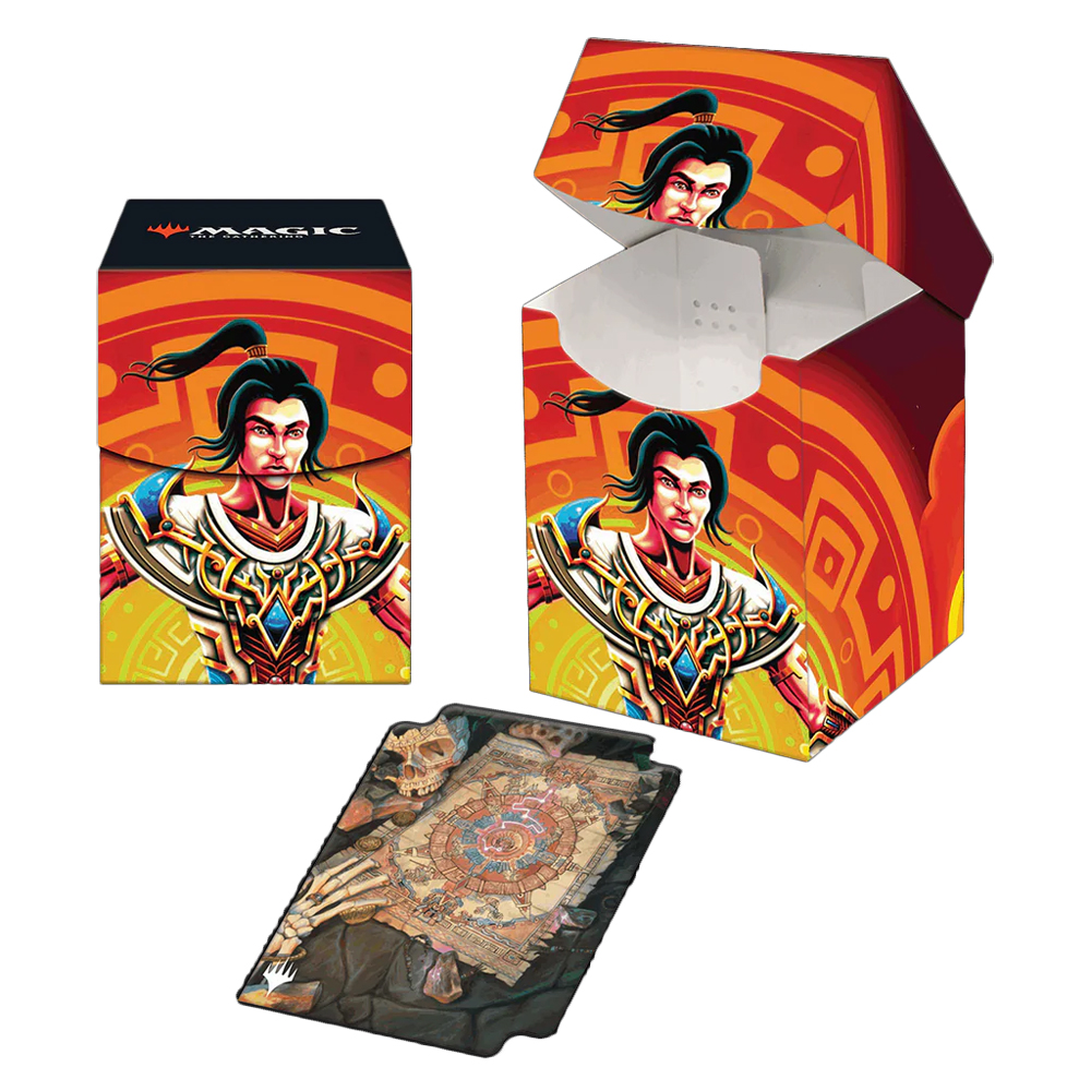 MtG 100+ Deck Box: The Lost Caverns of Ixalan - Kellan, Daring Traveler