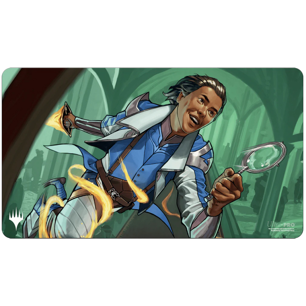 MtG Playmat: Murders at Karlov Manor - Kellan, Inquisitive Prodigy (Spring Cleaning Continues Sale)
