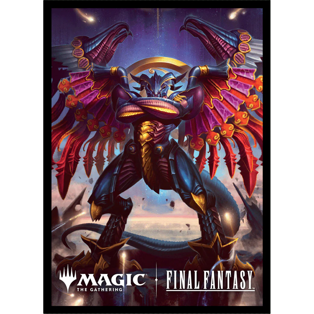 MtG Sleeves: Final Fantasy - Summon: Bahamut (100) (New Arrival)
