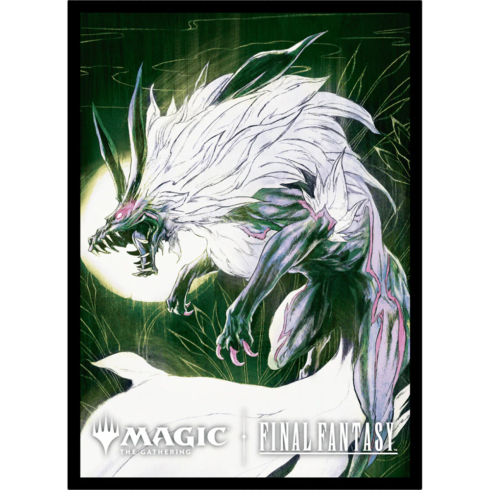 MtG Sleeves: Final Fantasy - Summon: Fenrir (100) (New Arrival)
