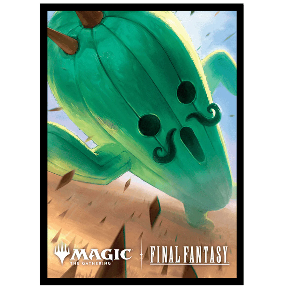 MtG Sleeves: Final Fantasy - Jumbo Cactuar (100) (Summer Savings Sale)