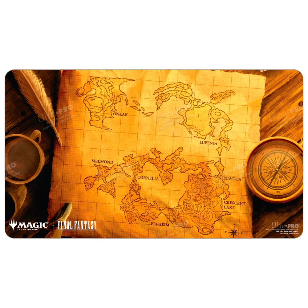 MtG Playmat: Final Fantasy - World Map (Summer Savings Sale)