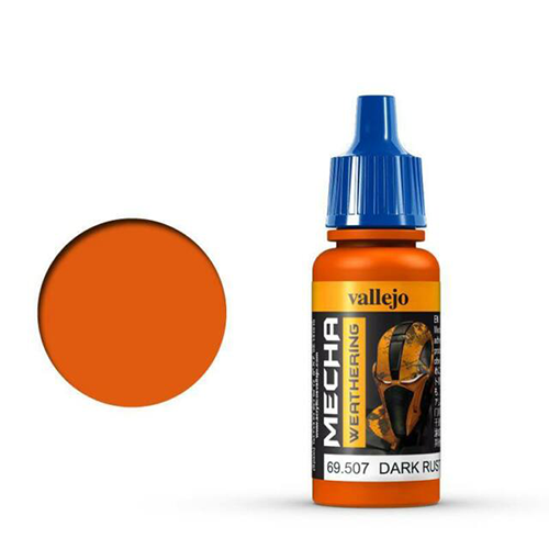 Vallejo Mecha Weathering: Dark Rust Wash (17ml) (Summer Savings Sale)