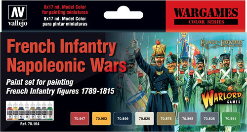 Vallejo Model Color Set: French Infantry Napoleonic Wars 1789-1815 (17ml)