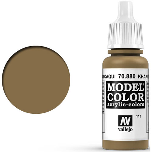 70988 Vallejo Model Color Paint: 17ml Khaki (M115) , Vallejo Paints ,  Vallejo – Valiant Enterprises Ltd