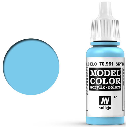 Vallejo Model Color Paint: Flat Blue, Accessories & Supplies