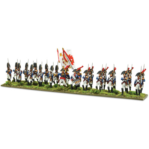 1/30 Spanish Army Line Infantry Private Napoleonic Wars Tin Metal Soldier 65 mm 