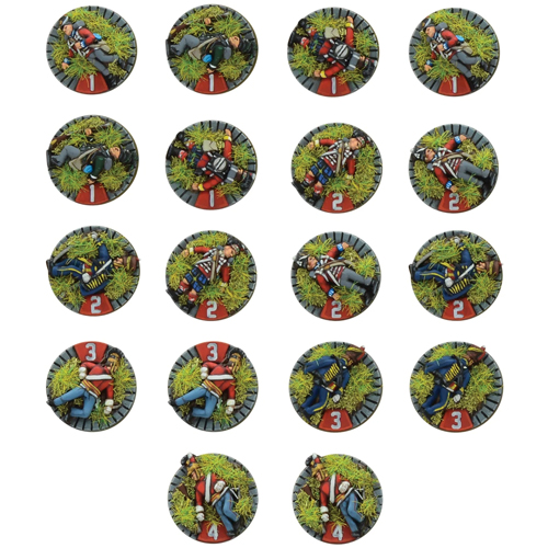 Black Powder Epic Battles: Waterloo - British Casualty Markers (Last Chance)