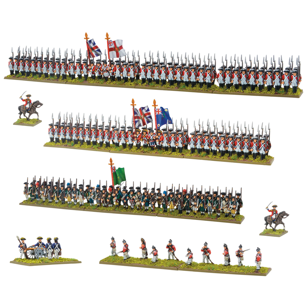 Black Powder Epic Battles: Revolution! British Army Brigade (Preorder)