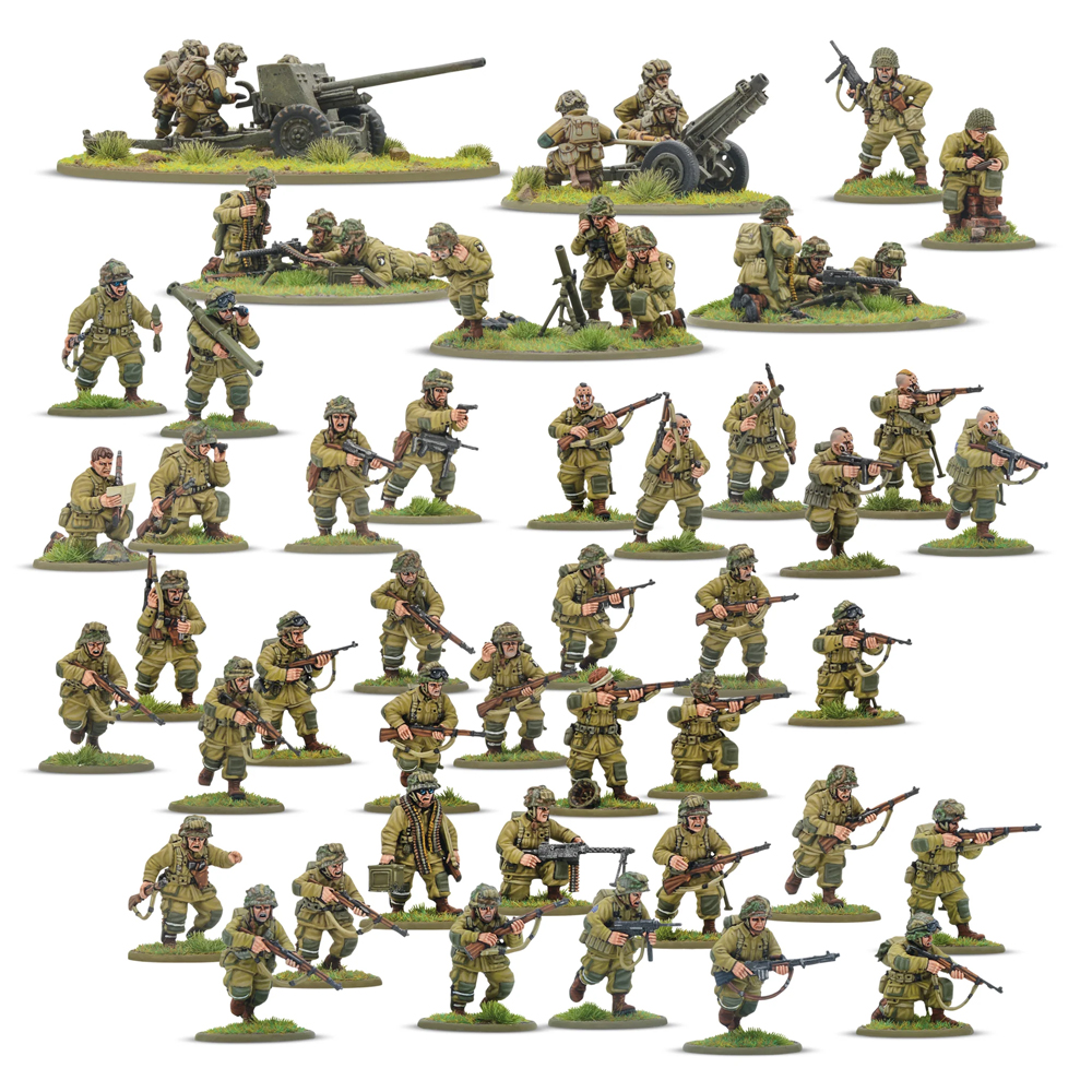 Bolt Action: Currahee! US Airborne (D-Day) Starter Army (New Arrival)