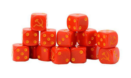 Bolt Action: Soviet Union D6 Dice (16)