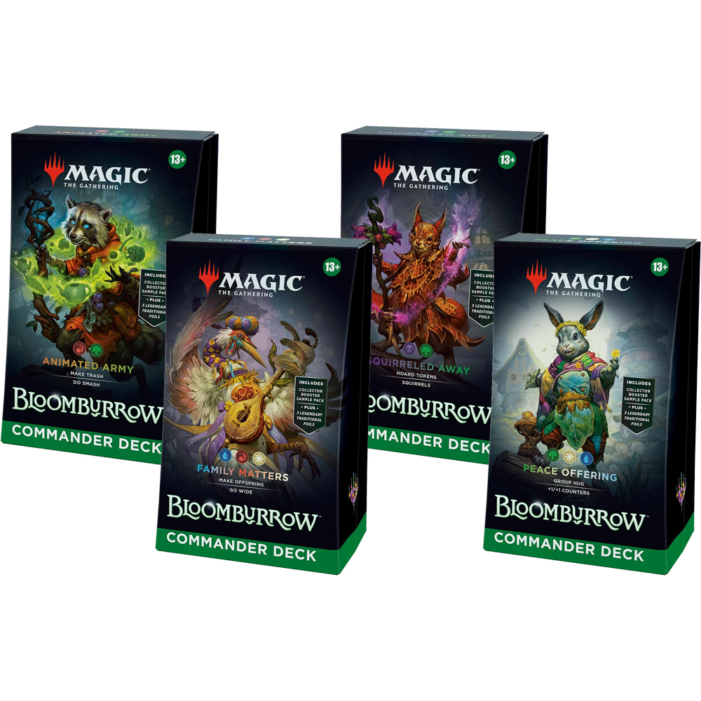 MTG: Bloomburrow - Commander Deck - Set of 4 (Last Chance)