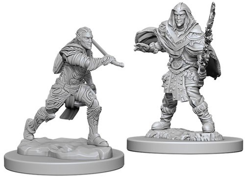 D&D Nolzur's Marvelous Unpainted Minis: W6 Male Elf Fighter, Table Top  Miniatures