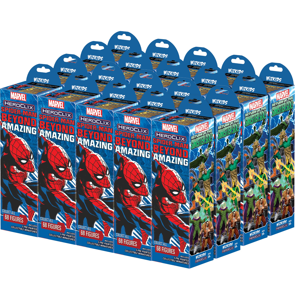 Marvel HeroClix: Spider-Man Beyond Amazing - Booster Case | Collectible  Miniatures | Miniature Market