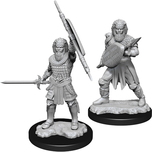 Human Fighter Miniature DnD D&D Pathfinder RPG