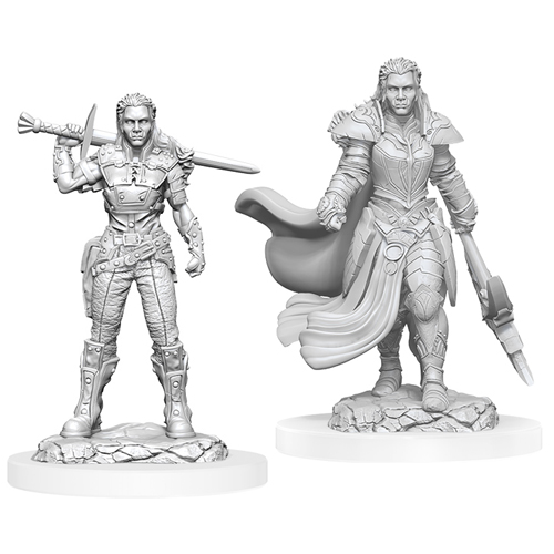 D&D Nolzur's Marvelous Miniatures: Orc Fighter (Female)