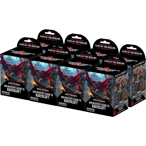 D&D Icons of the Realms Miniatures: Van Richten's Guide to Ravenloft - Booster Brick (8) (Clearance)