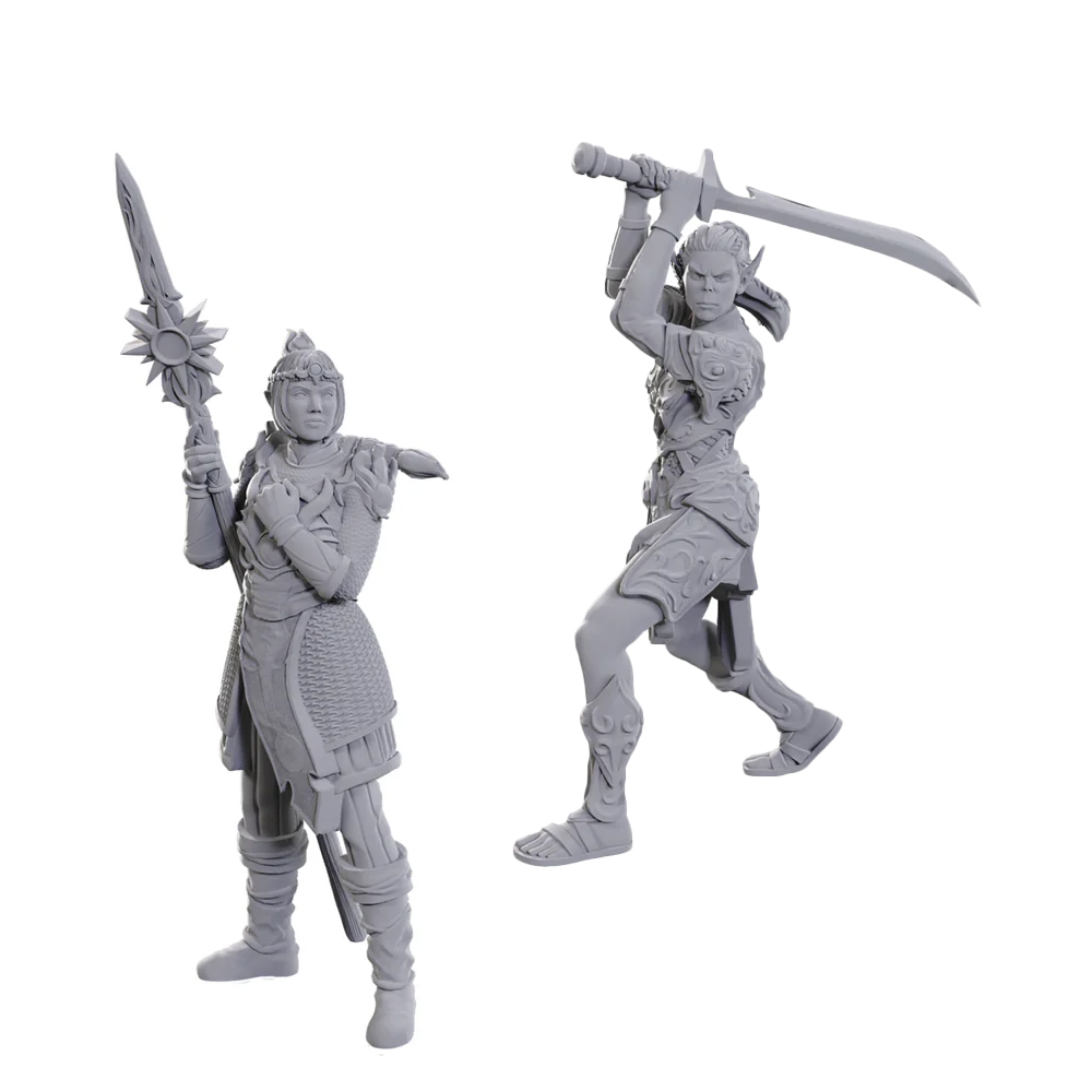 D&D Nolzur's Marvelous Unpainted Minis: Baldur's Gate 3 - Lae'zel & Shadowheart (Preorder)