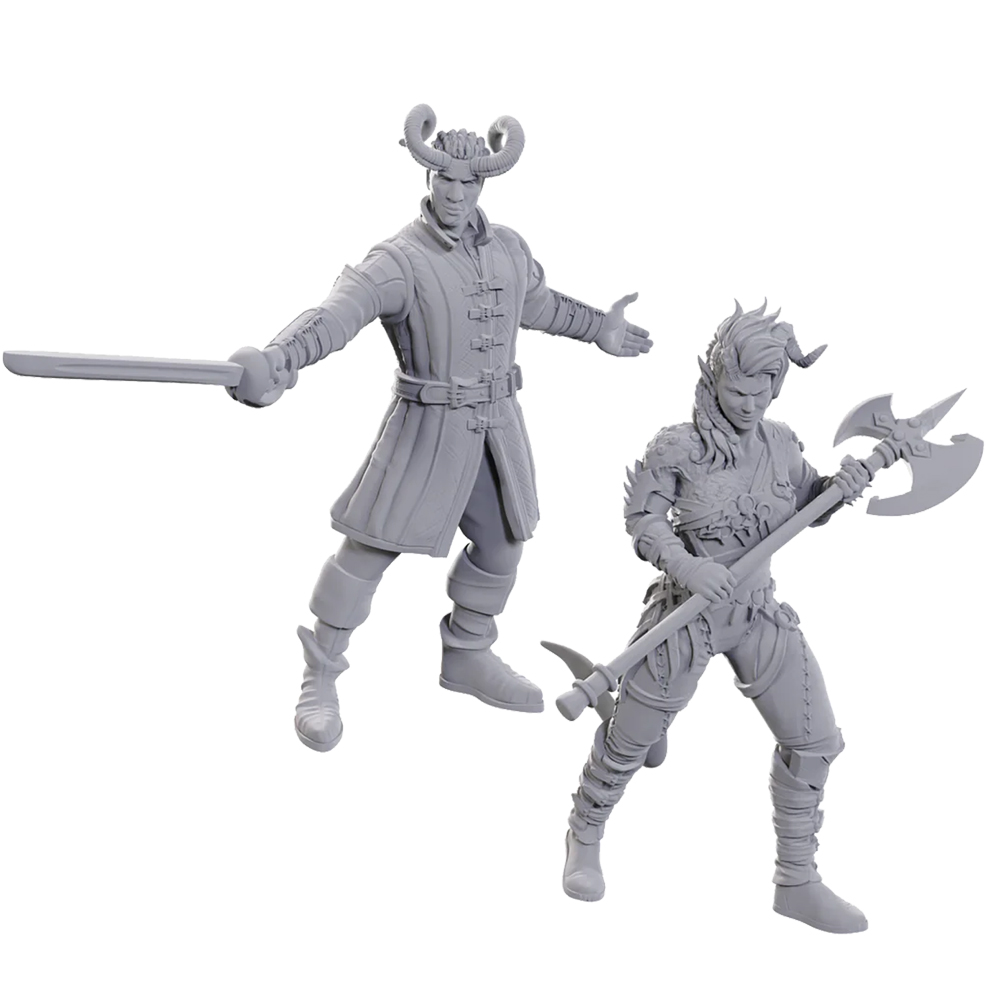 D&D Nolzur's Marvelous Unpainted Minis: Baldur's Gate 3 - Wyll & Karlach (Preorder)