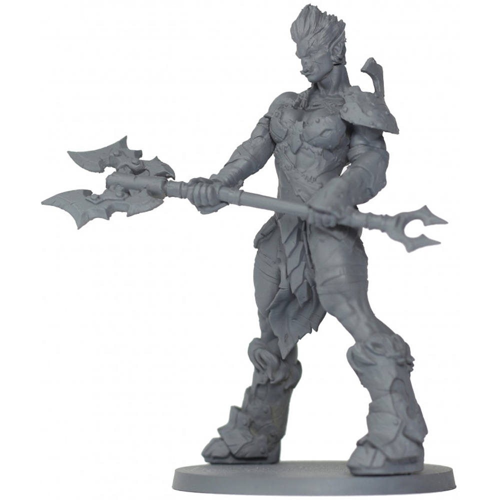 Armies & Heroes: Orc Female Champion (70mm Scale)