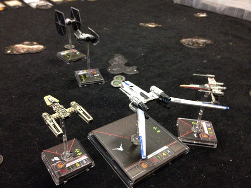 The Review Corner Star Wars X Wing U Wing and TIE Striker